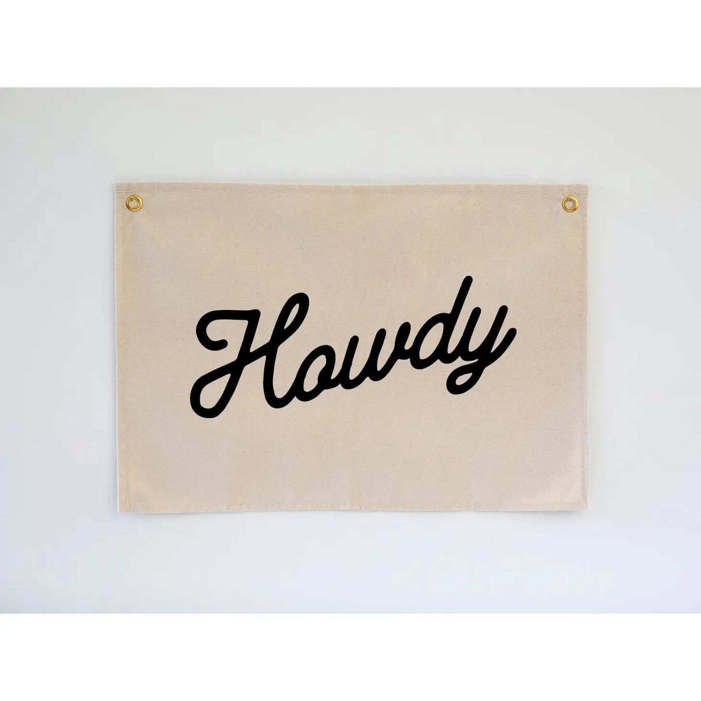 Howdy Canvas Banner
