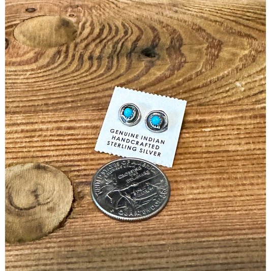 Turquoise Shadow Studs